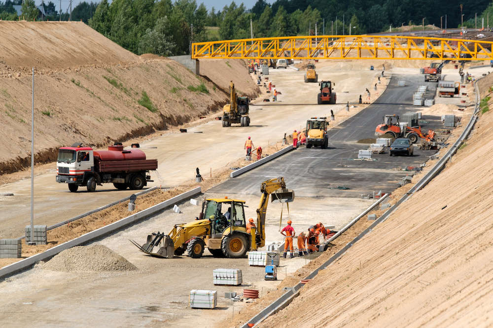 Construction de routes